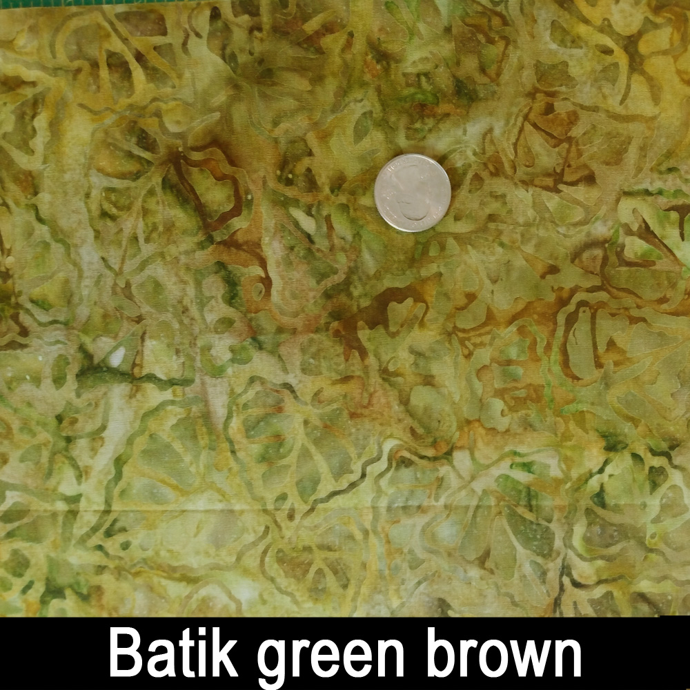 Batik Green Brown