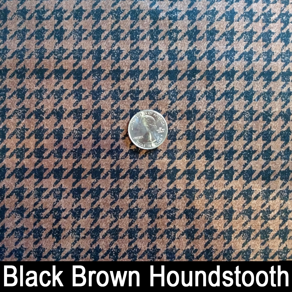 Brown Houndstooth